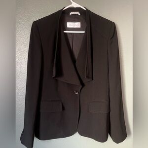 Max Mara Women’s Black Single Button Blazer Size 12